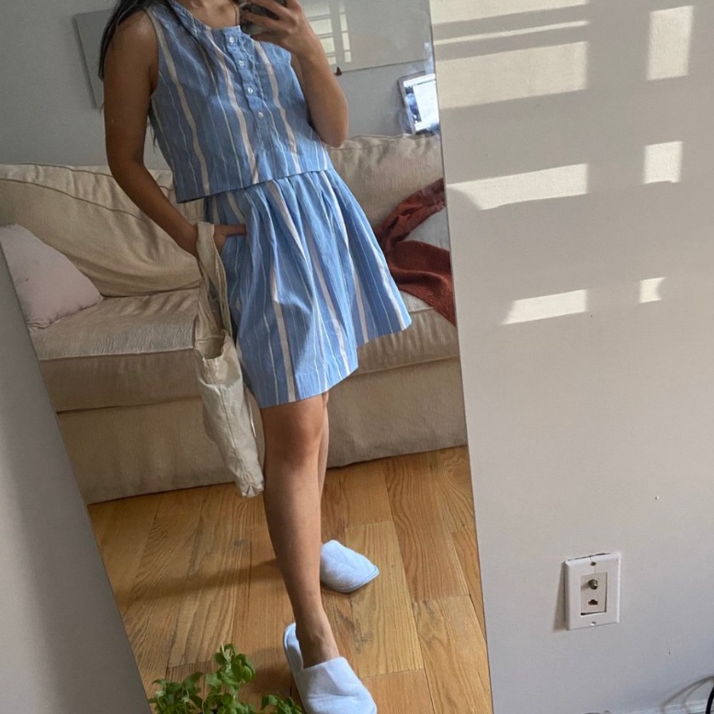 VINTAGE EDDIE BAUER BLUE STRIPES SET